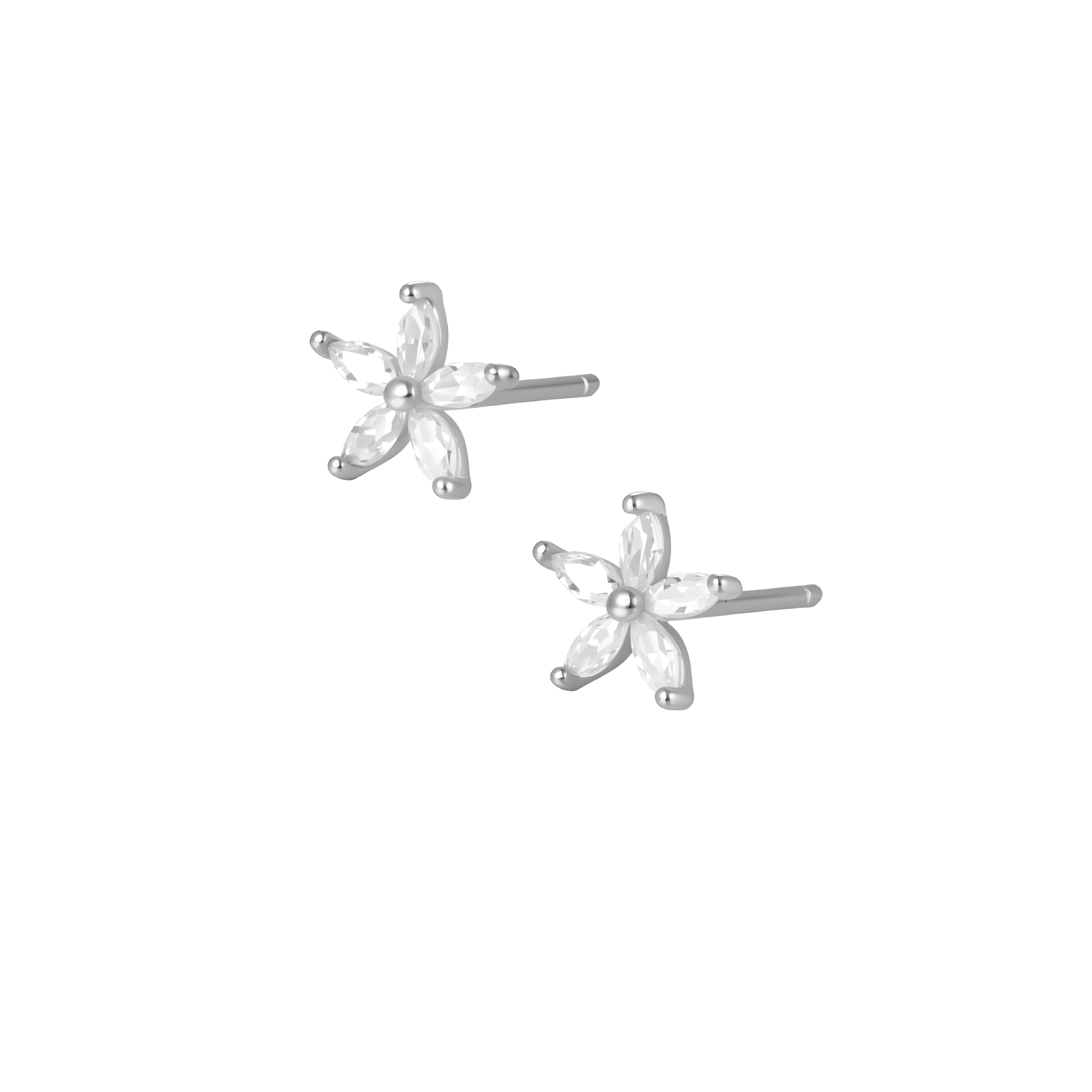 Daisy White Earring