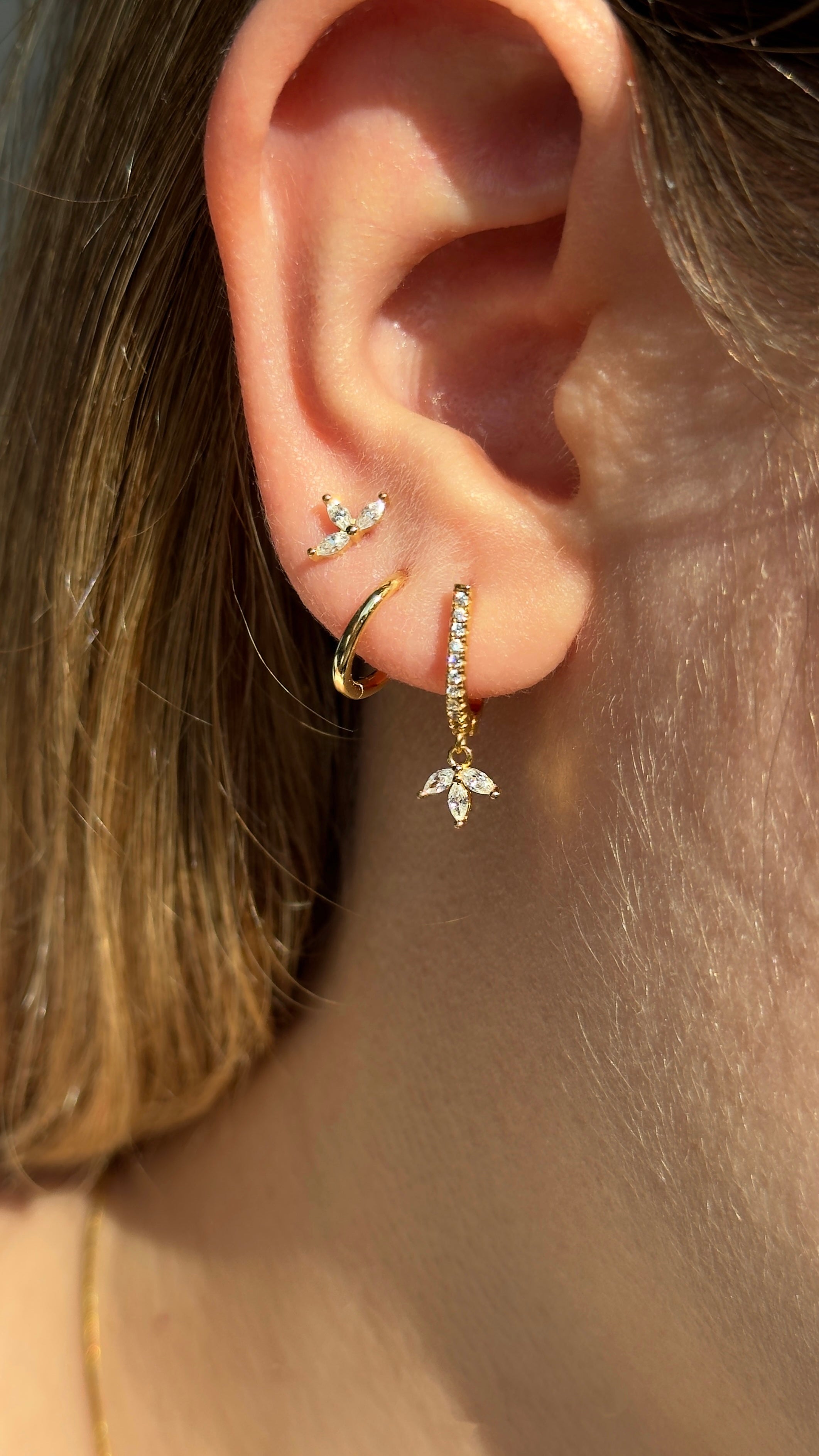 Floret Stud Boucle d&