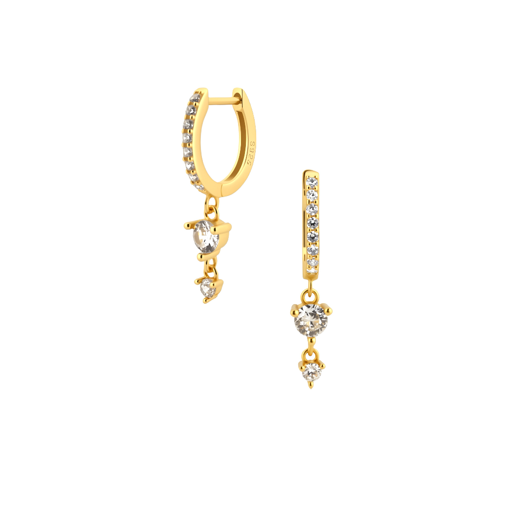 Esther White Earring