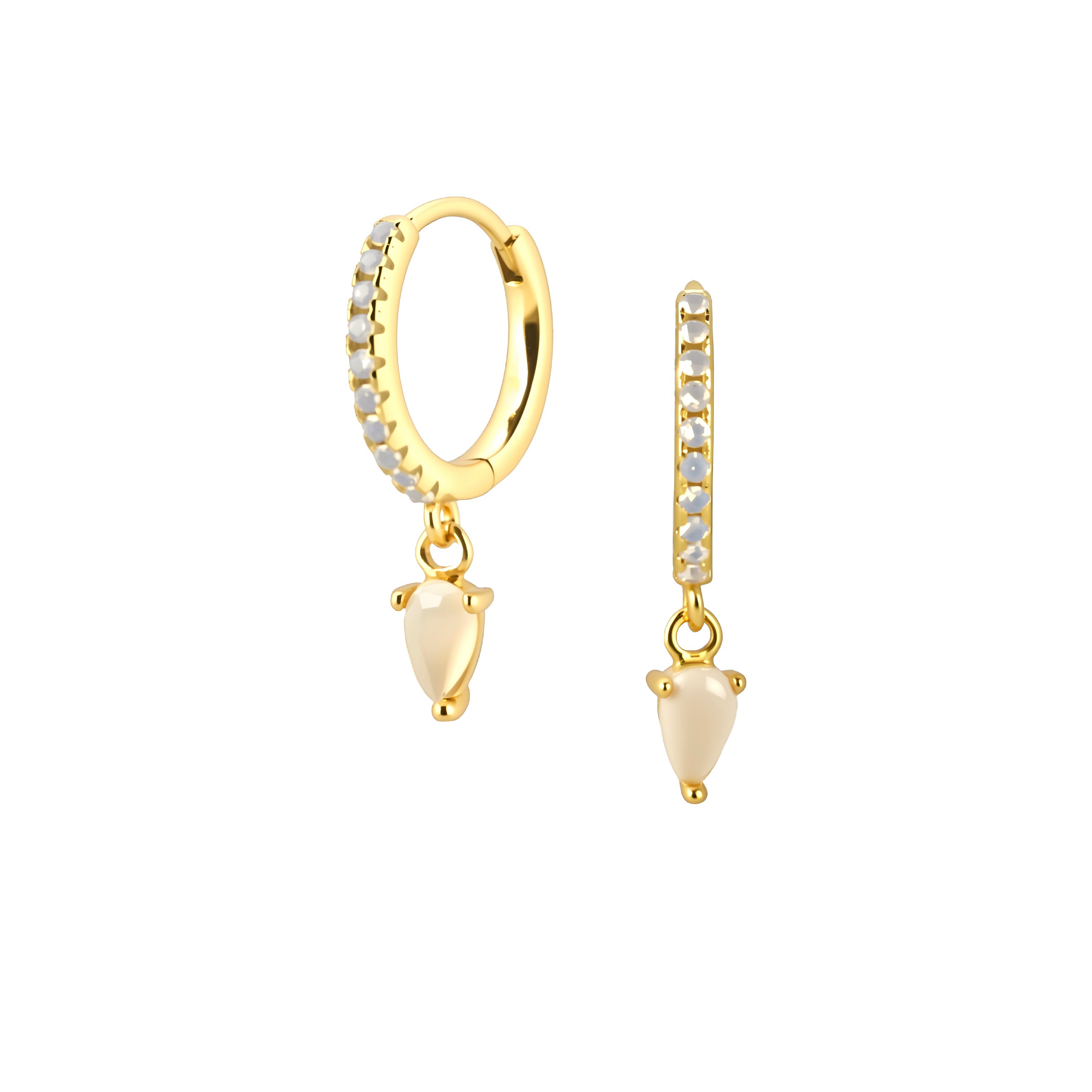 Milk Drop Earring
