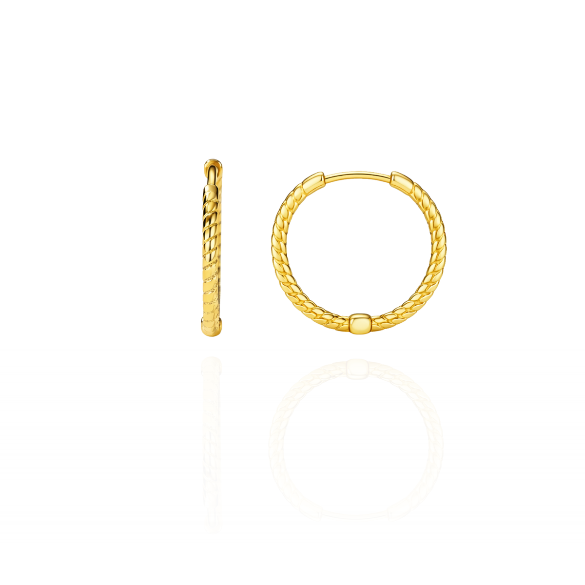 Twist Hoop Earring