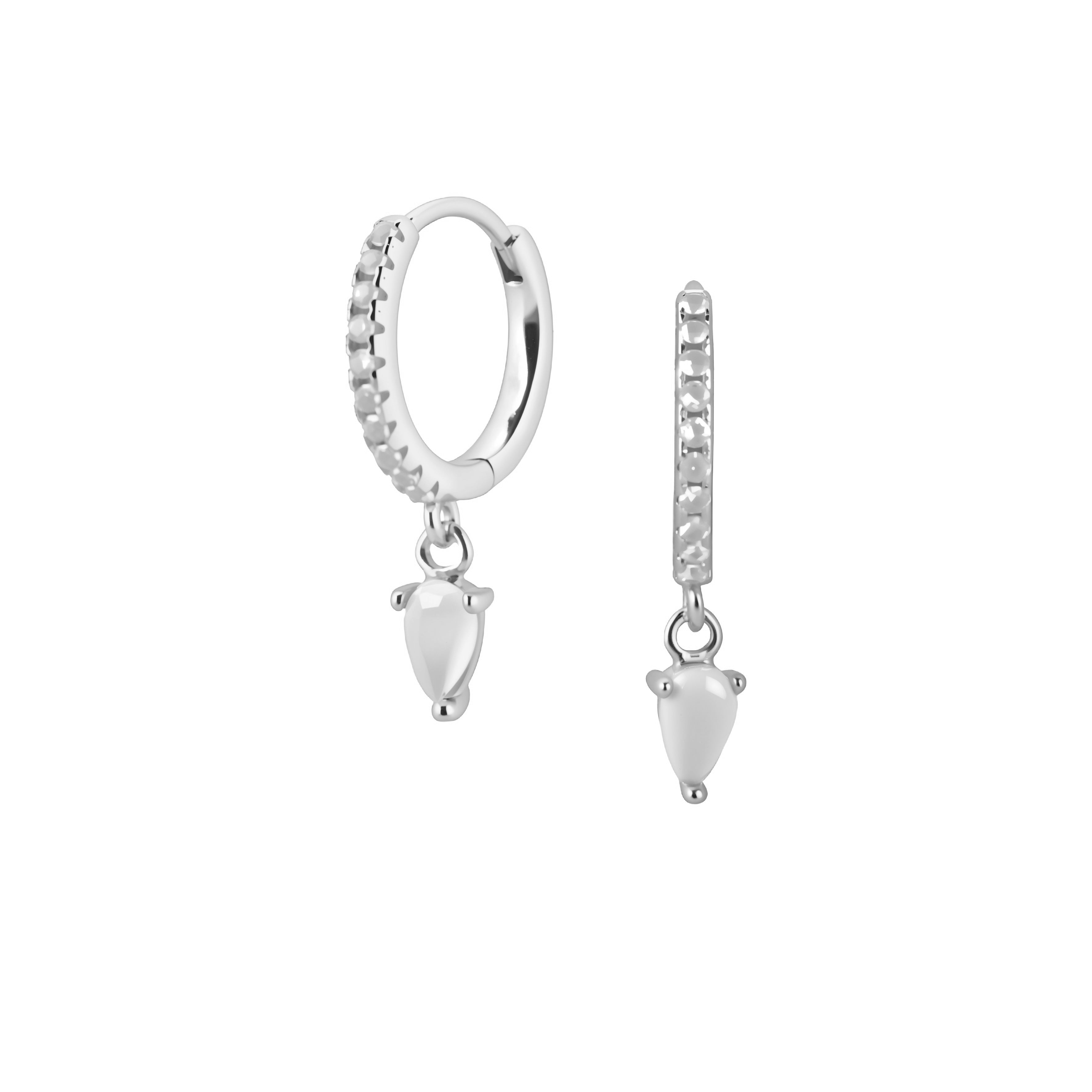 Milk Drop Earring