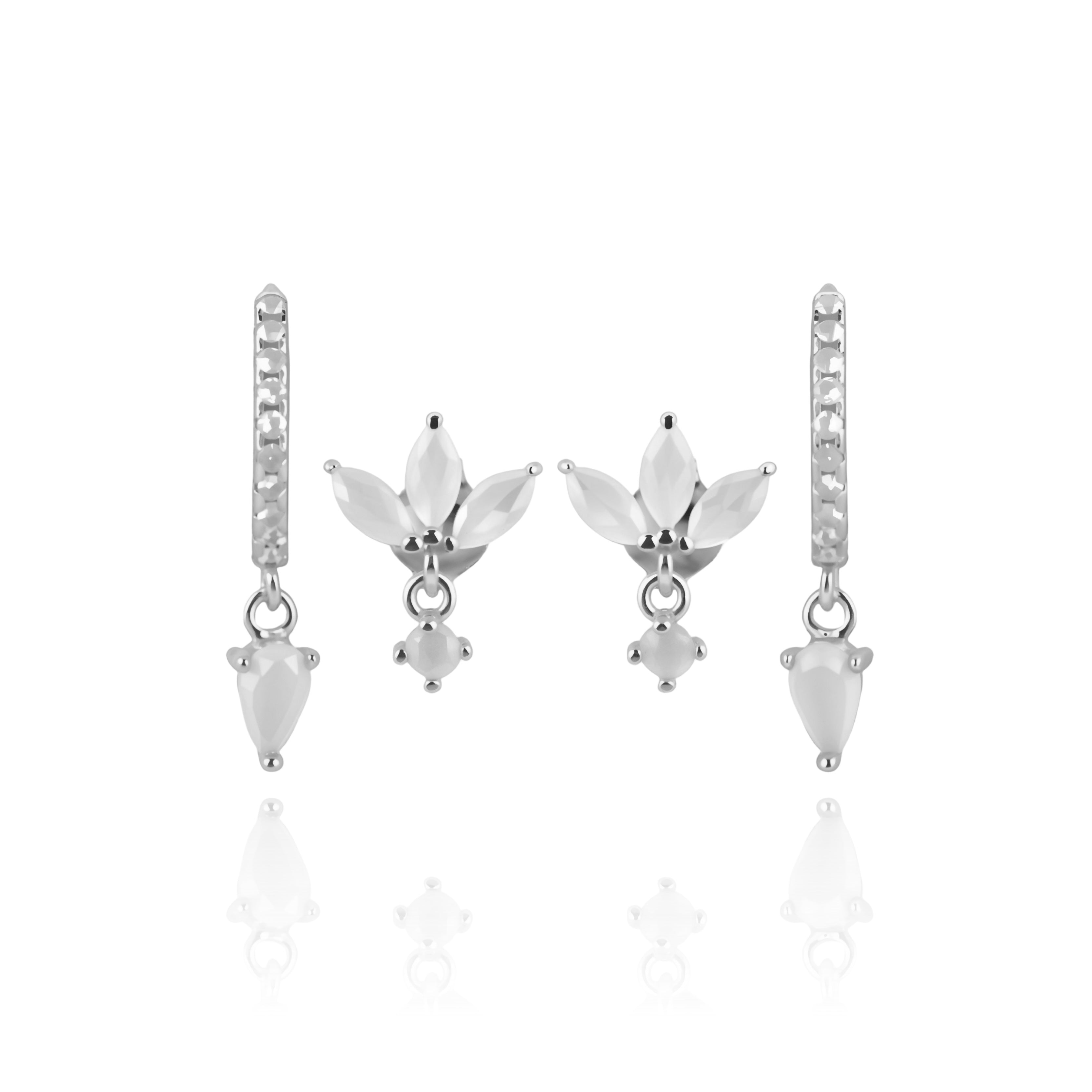Milk Earring Set