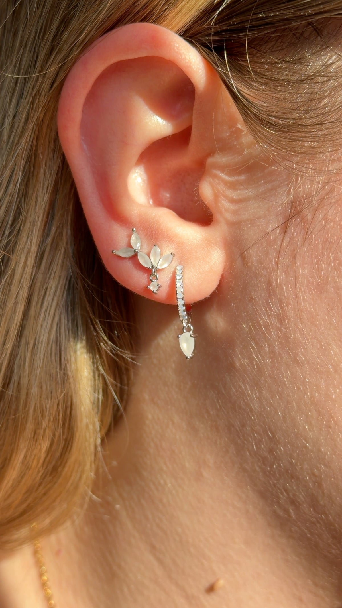 Milk Earring Set