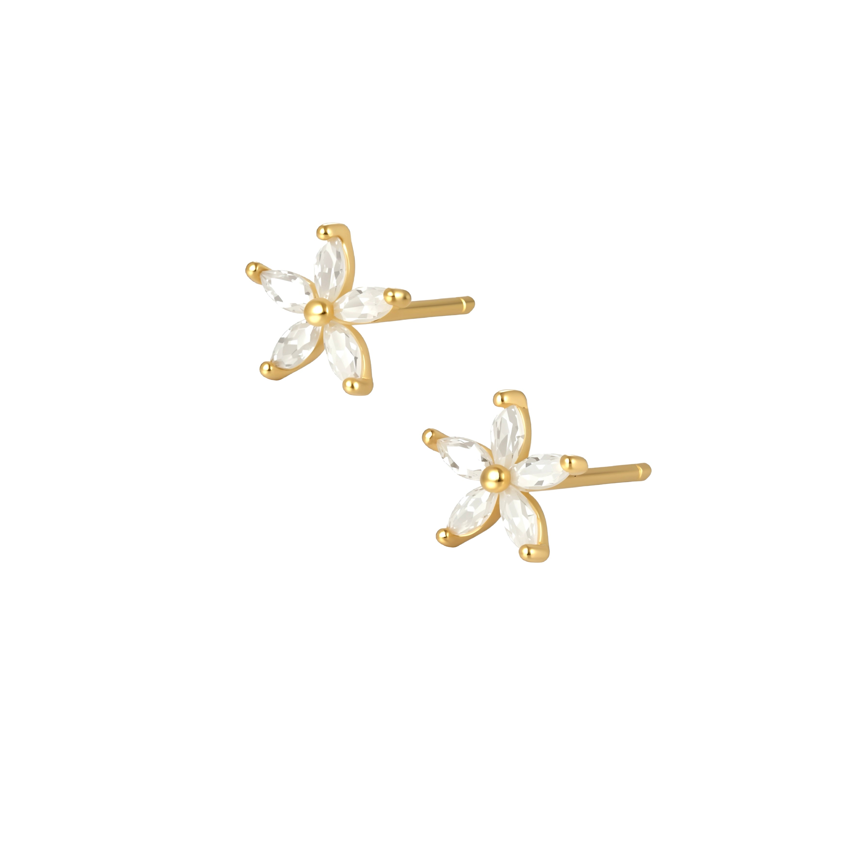Daisy White Earring
