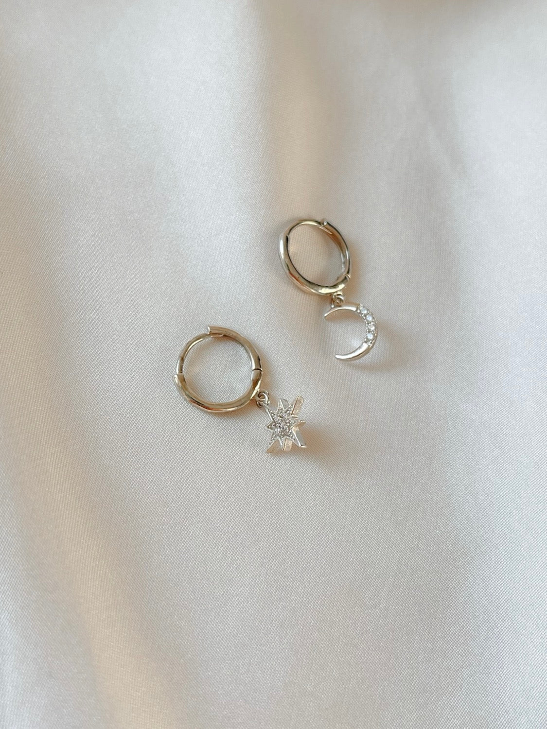 Moon & Star Earring