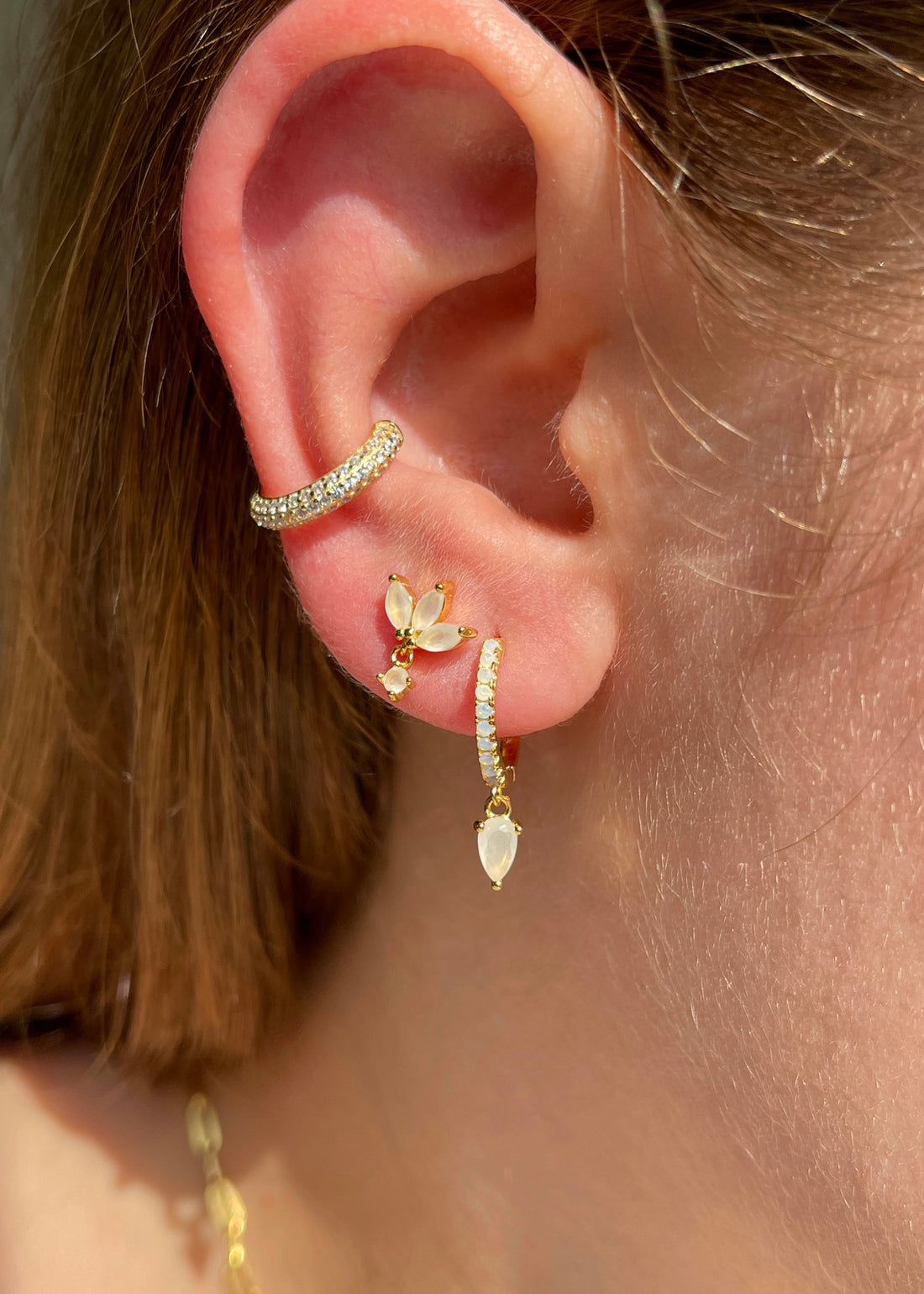Milk Earring Set