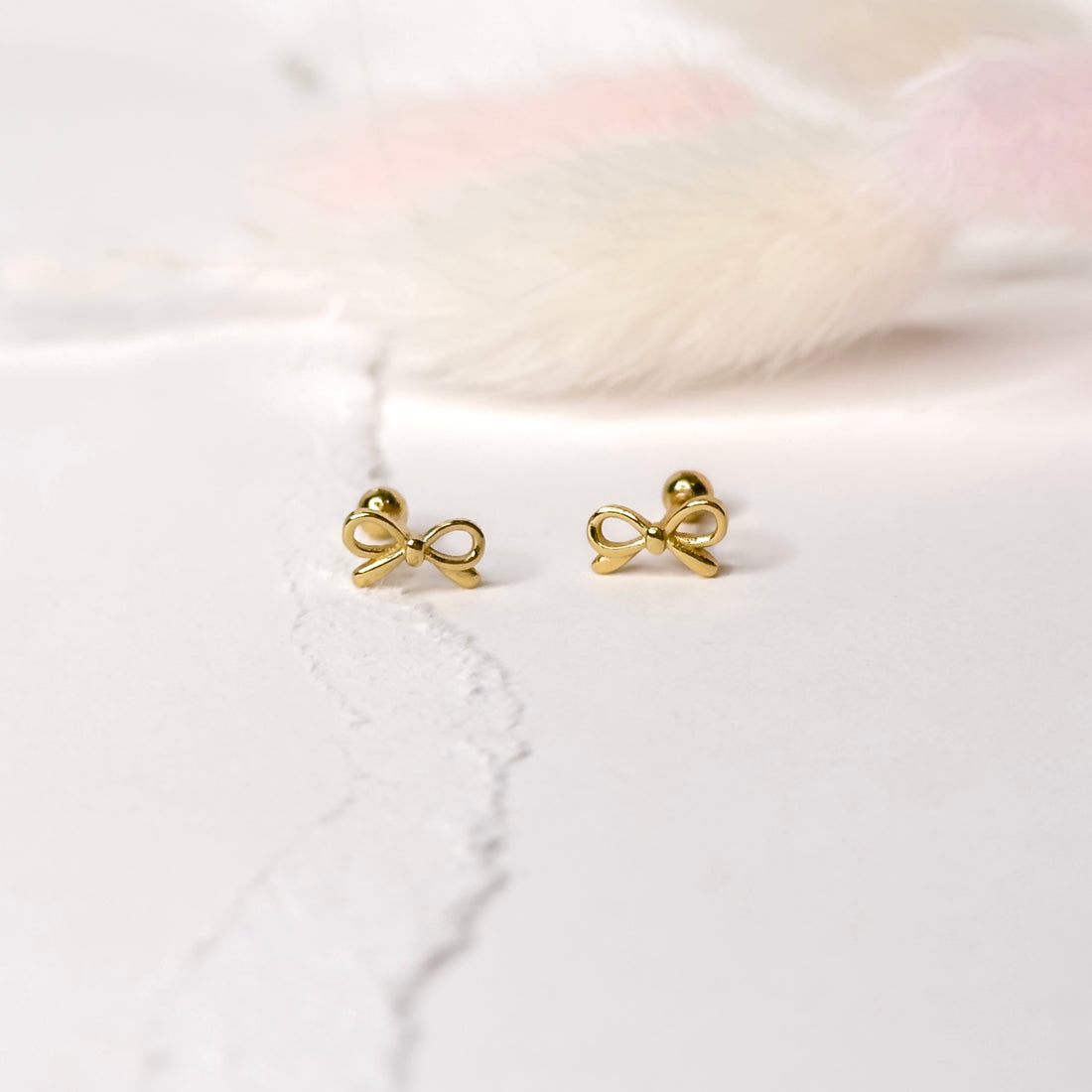 Bow Stud Earring