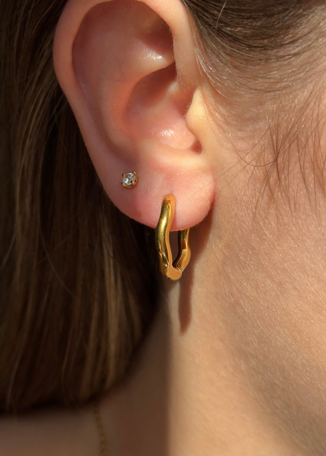 Wave Large Earring