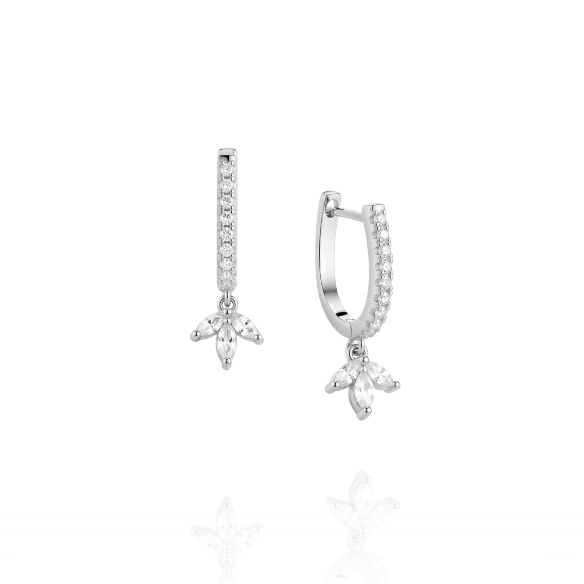 Petals Hoop Earring
