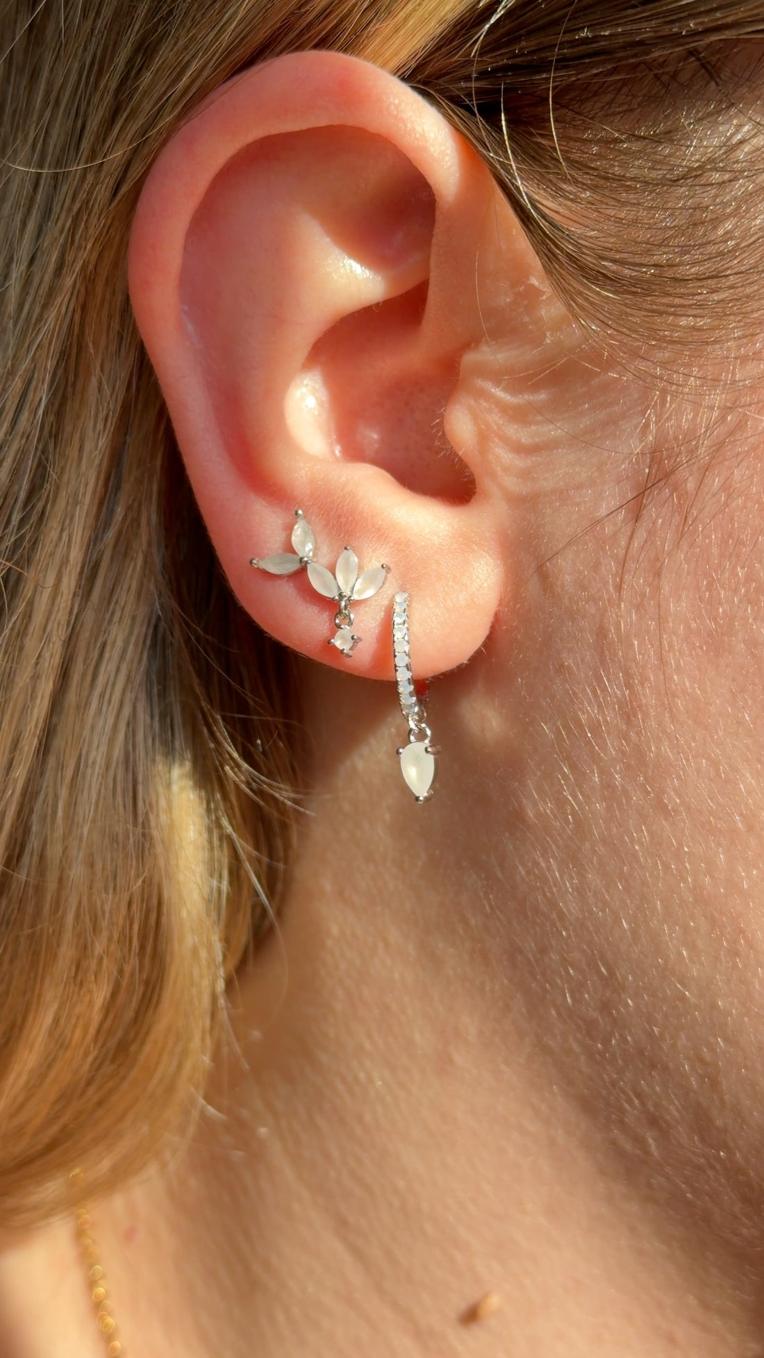 Milk Earring Set
