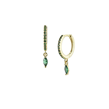 Mistletoe Green Earring