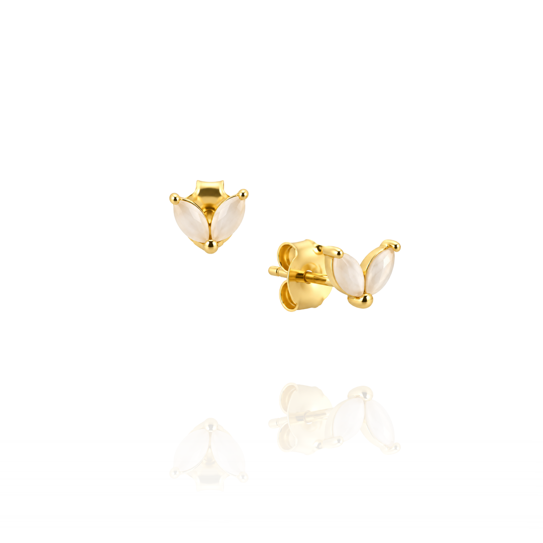 Mini Milk Petals Earring