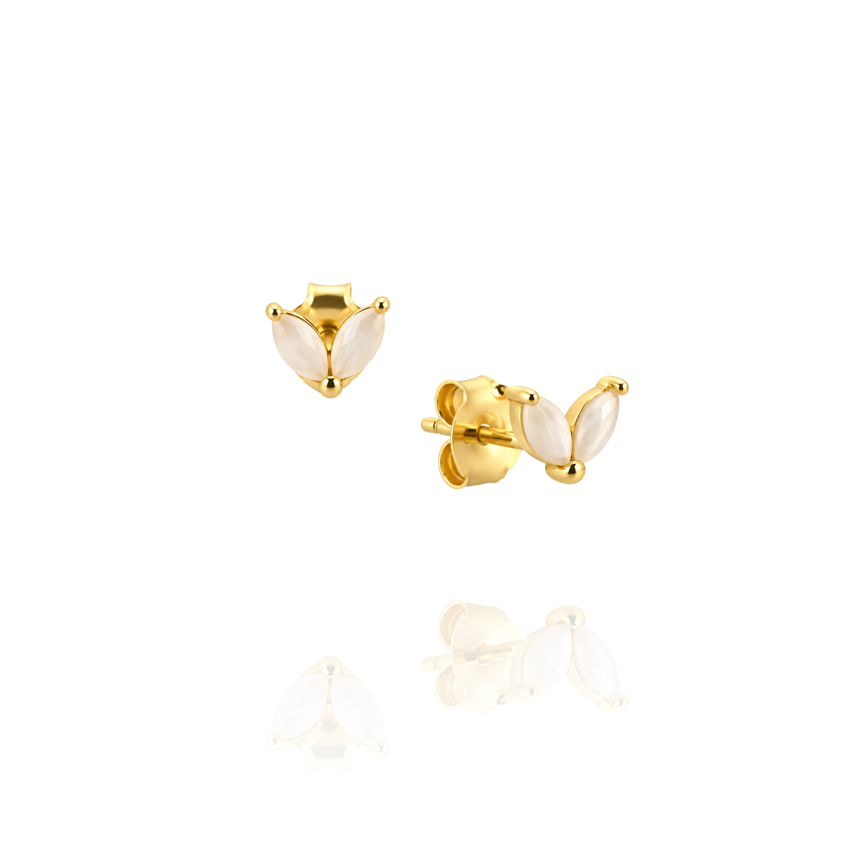 Mini Milk Petals Earring