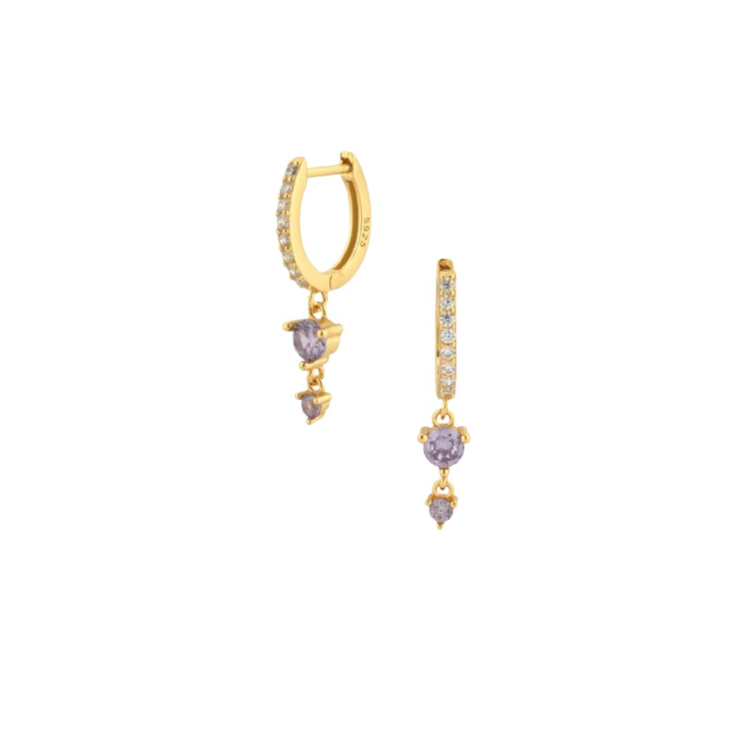 Esther Purple Earring