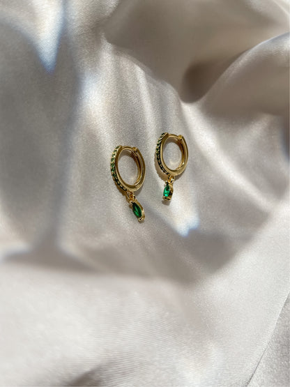 Mistletoe Green Earring