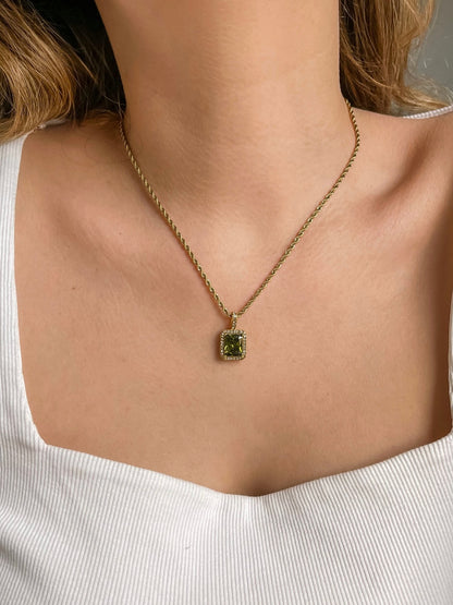 Caterina Green Necklace