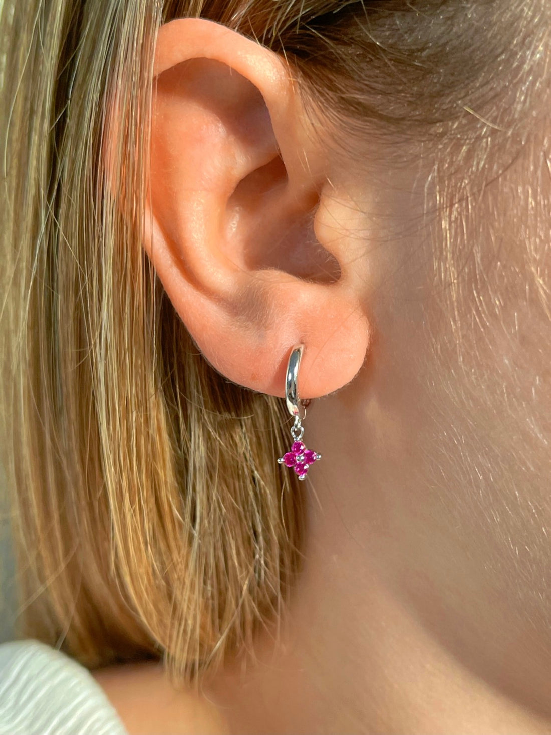 Rose Pink Earring