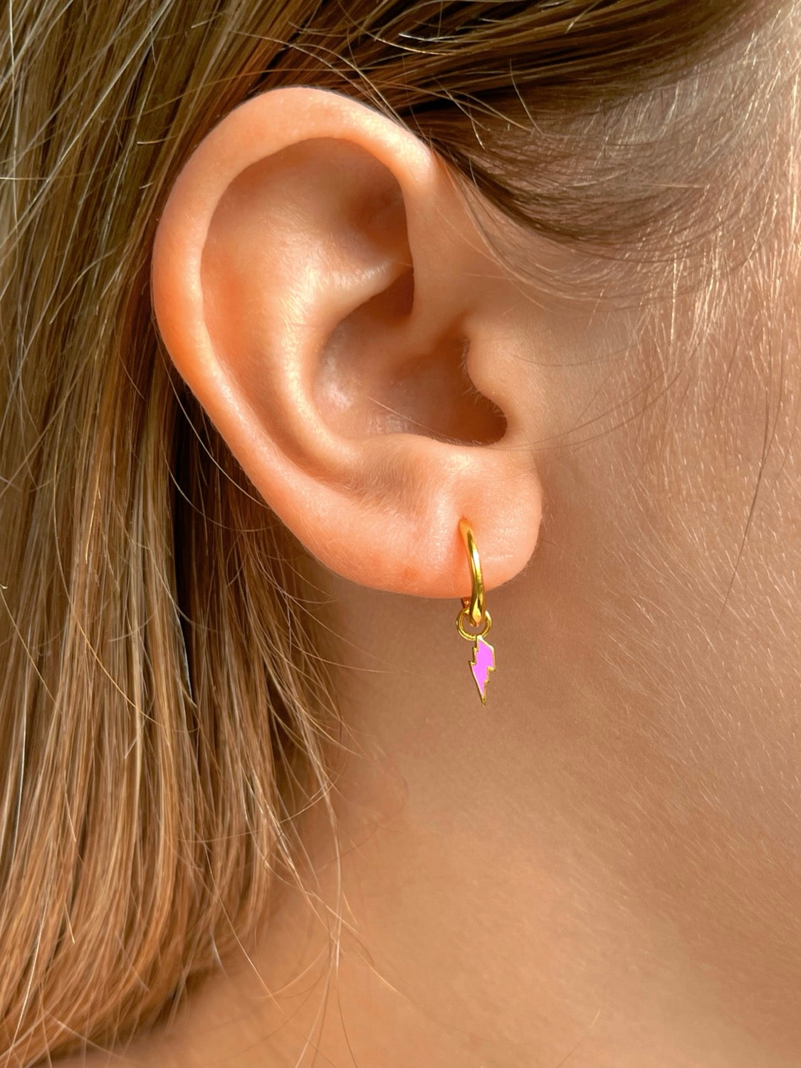 Thunder Purple Earring