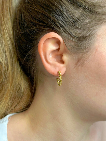 Bubble Big Hoop Earring