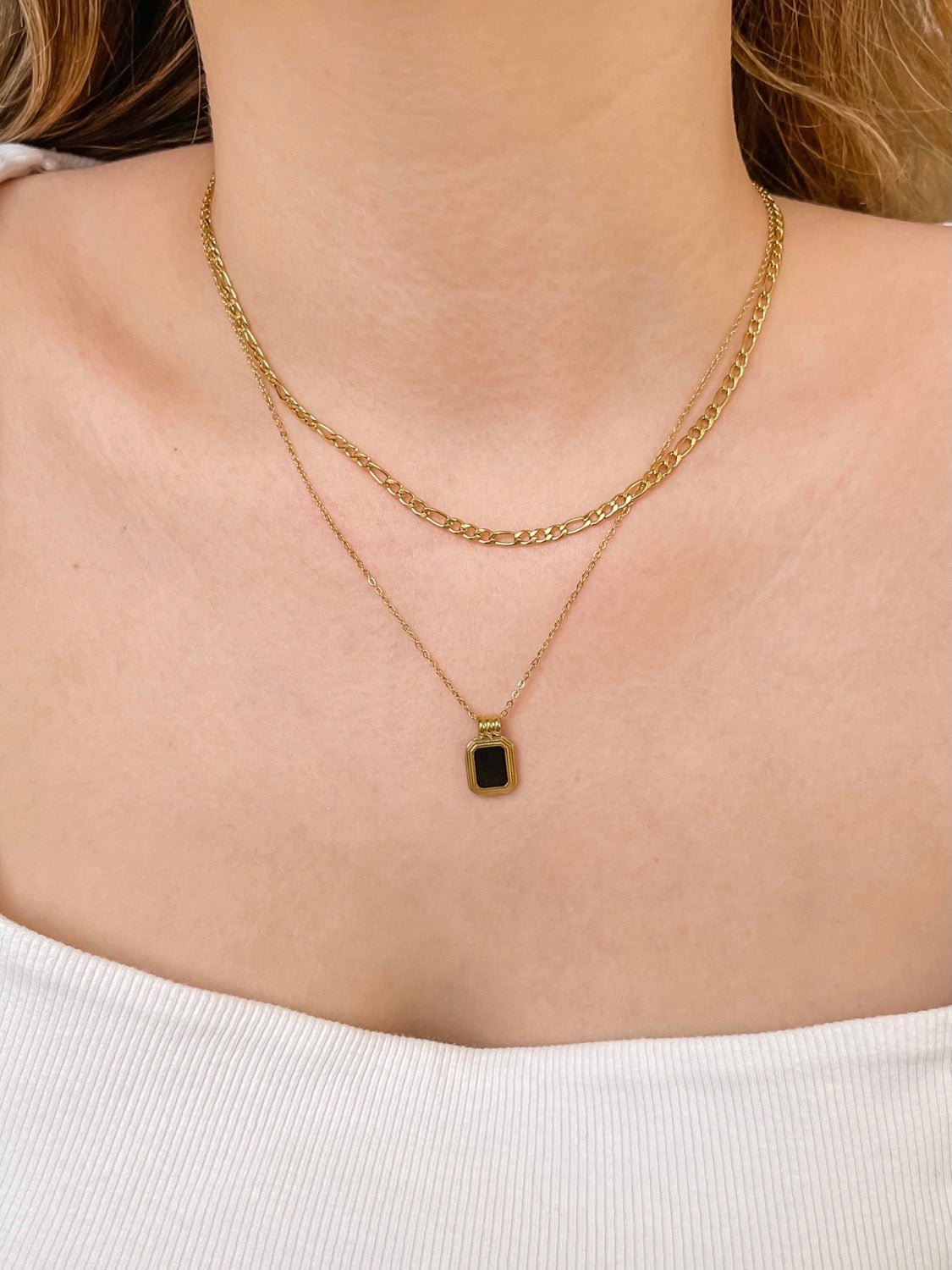 Pilar Black Necklace