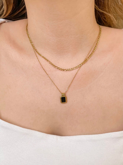 Pilar Black Necklace