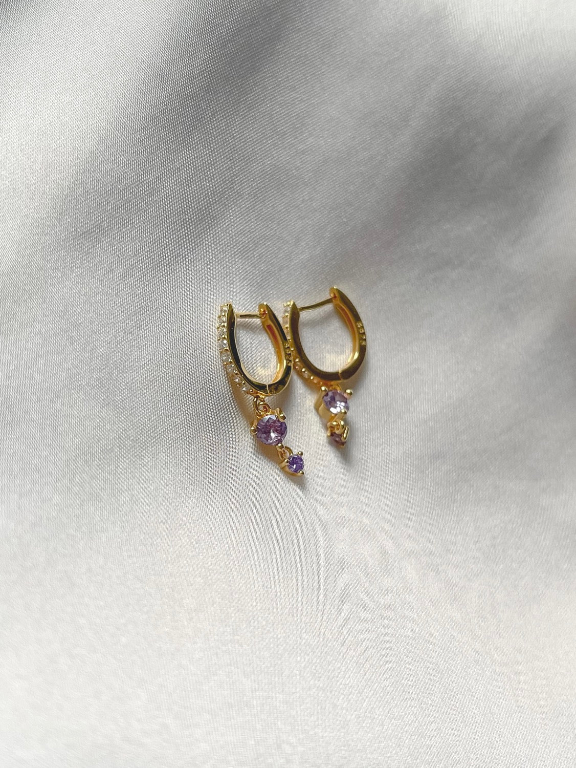 Esther Purple Earring