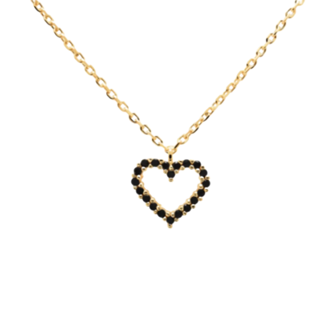 Collier Coeur Noir