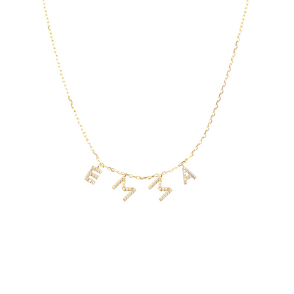 Personalized Pavé Necklace | PRE-ORDER