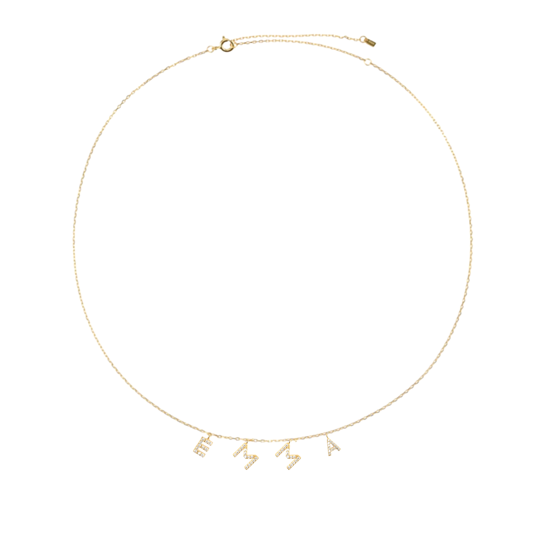 Personalized Pavé Necklace | PRE-ORDER