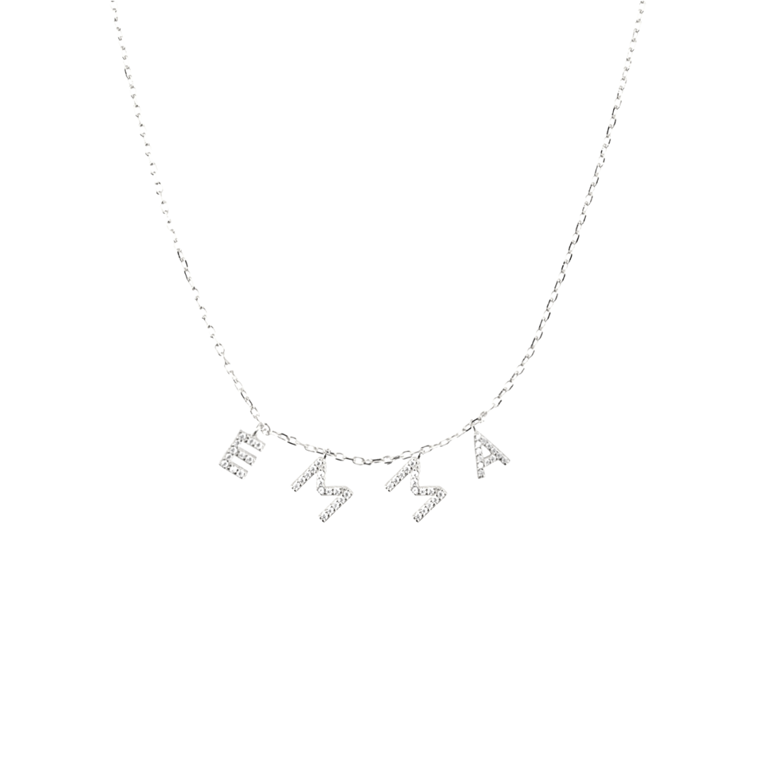 Personalized Pavé Necklace