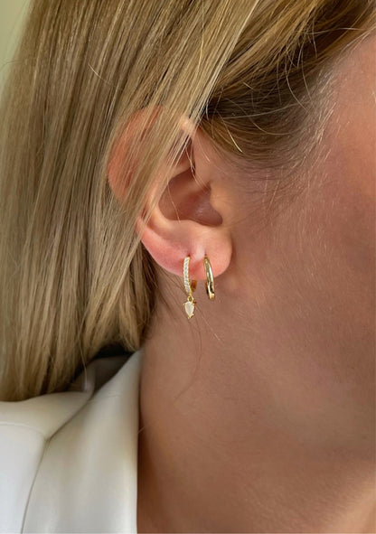 Milk Drop Earring